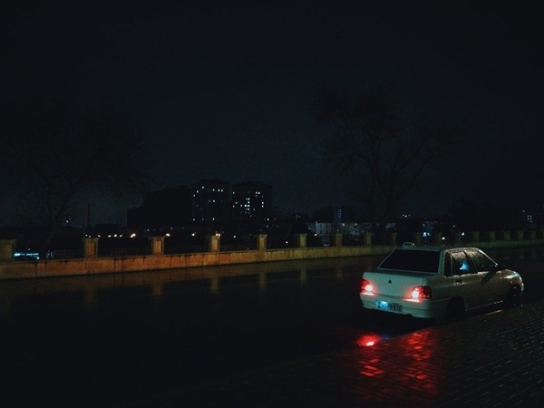 Car at night